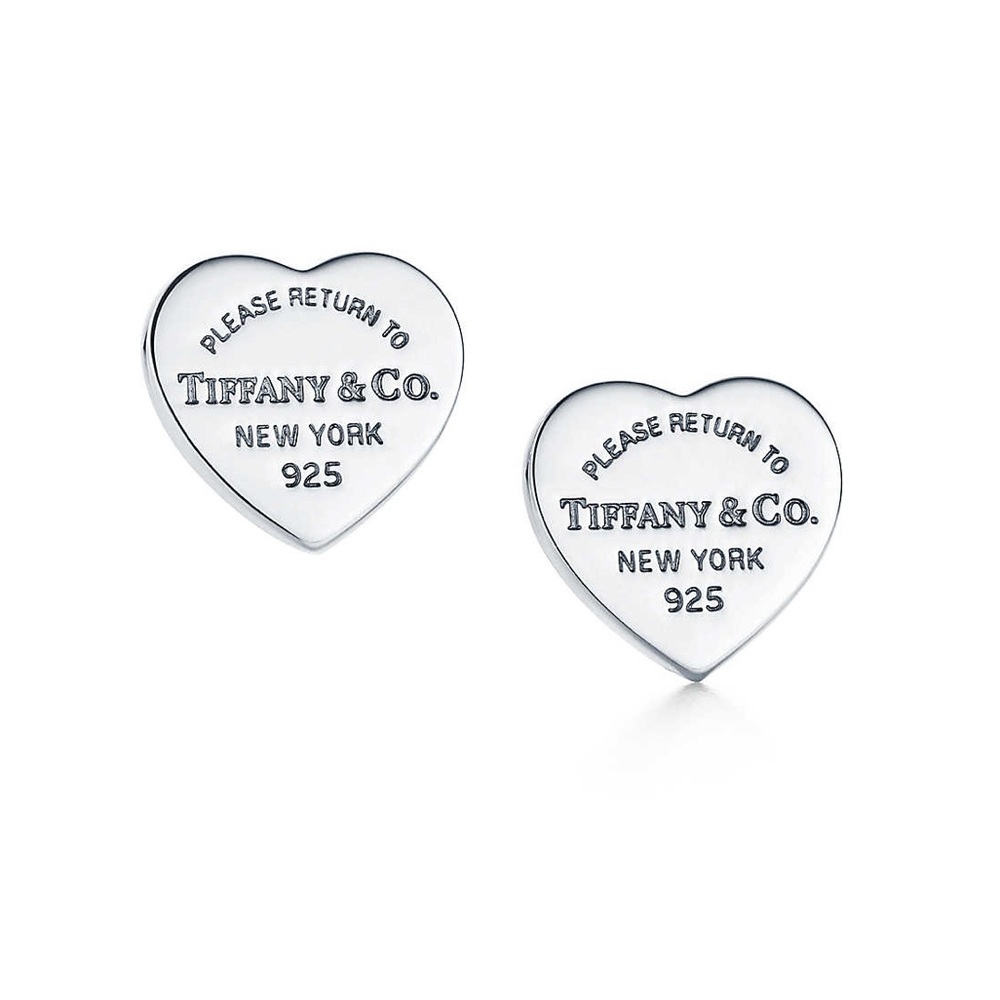 tiffany & co mini heart tag earrings